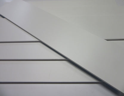 PVC Hartschaumplatten 6mm ca. 1 kg Reste Weiß - Kunststoffplatten 7 Stück