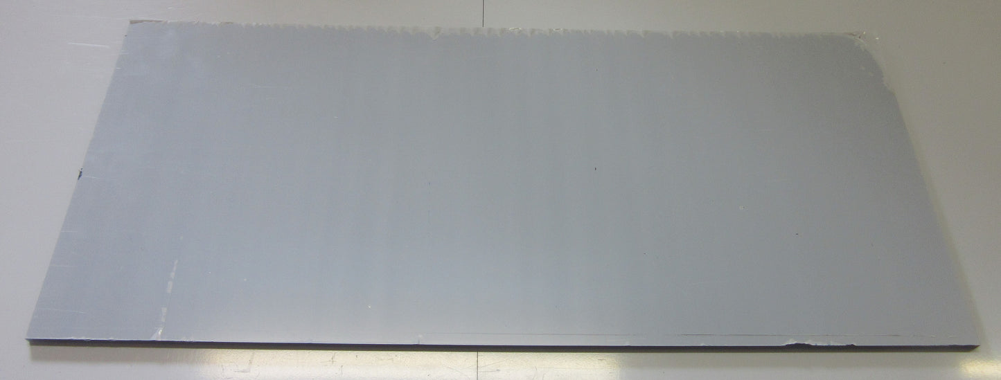 PC UV Platte 6 mm Grau getönt 568 x 253mm Polycarbonat Kunststoffglas