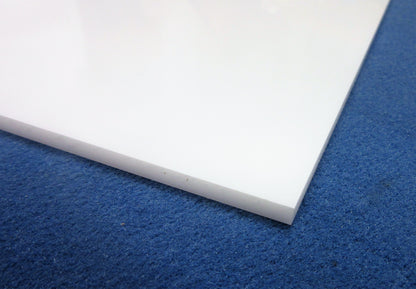 Acryl GS-Platte 5mm Opal weiß ca. 1017 x 110 mm Zuschnitt Kunststoffglas Acrylglas