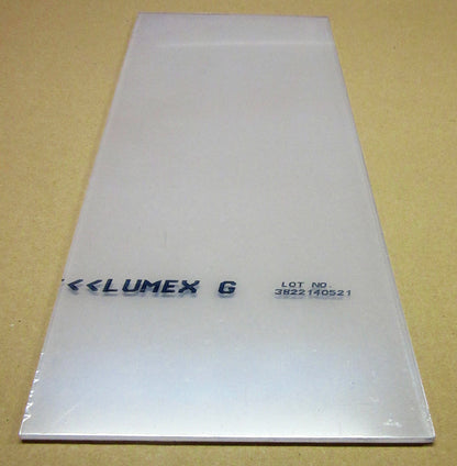 PET-G Lumex® Platte 5mm Zuschnitt 440 x 194mm Kunststoffglas transparent