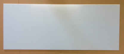 PVC Hartschaumplatte 6mm Zuschnitt weiß 865 x 342 mm - Excel Kunststoff Platte
