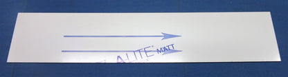 Alu-Verbundplatte 3mm weiß Zuschnitt 813 x 171mm, Deckschicht 0,26mm matt