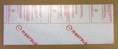 PC Platte 6mm GP 099 MAKROLON® 500 x 183mm Polycarbonat Kunststoffglas klar