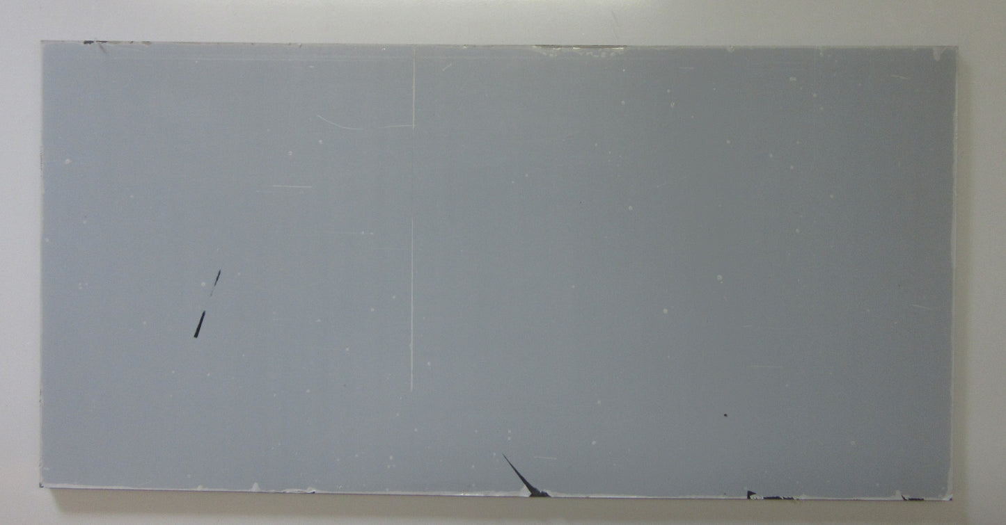 PC UV Platte 6 mm Grau getönt 460 x 227mm Polycarbonat Kunststoffglas