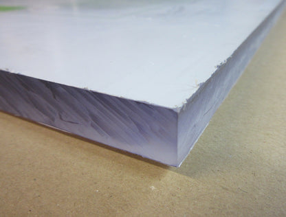 PC Platte 15mm Zuschnitt 1412 x 618mm Kunststoffglas klar Polycarbonat