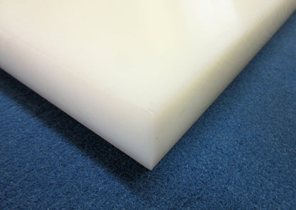 PE HD-1000 UHMW Platte 30mm 796 x 581mm Natur Vollmaterial Technischer Kunststoff