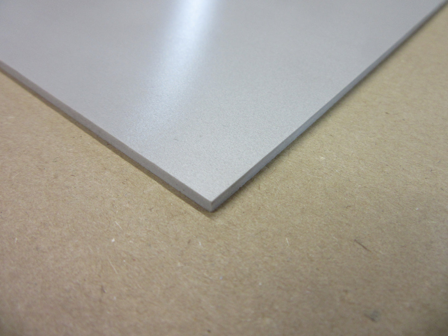 PVC Hartschaumplatte 3mm Zuschnitt Grau 784 x 650mm - Kunststoff Platte