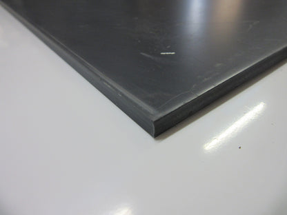 PVC-Hartplatte 6mm Dunkelgrau Zuschnitt 448 x 448mm Technischer Kunststoff