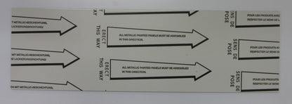 Alu-Verbundplatte 3mm Spiegel Innen und Außeneinsatz Zuschnitt 480 x 152mm