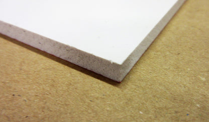 PVC Hartschaumplatten 6mm Streifen ca. 2kg Reste Weiß Kunststoff Platten 793 x 96mm