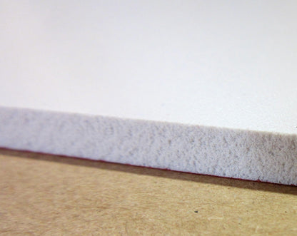 PVC Hartschaumplatte 6mm Zuschnitt weiß 622 x 164mm Simopor S Kunststoff Platte