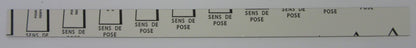 Alu-Verbundplatte 3mm Spiegel Innen und Außeneinsatz Zuschnitt 661 x 47mm