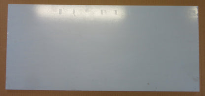 PVC Hartschaumplatte 6mm Zuschnitt weiß  840 x 400mm - Kunststoff Platte