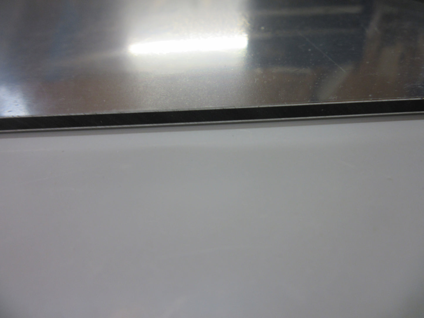 Alu-Verbundplatte 3 mm Spiegel Innen und Außeneinsatz Zuschnitt 470 x 250mm