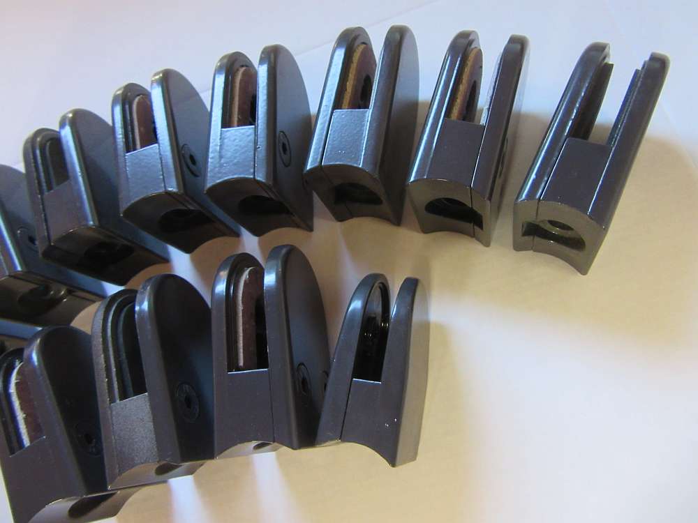 Diverse Glasklemmen Glasplattenträger Glashalter Glasklemmhalter Klemmbefestigung