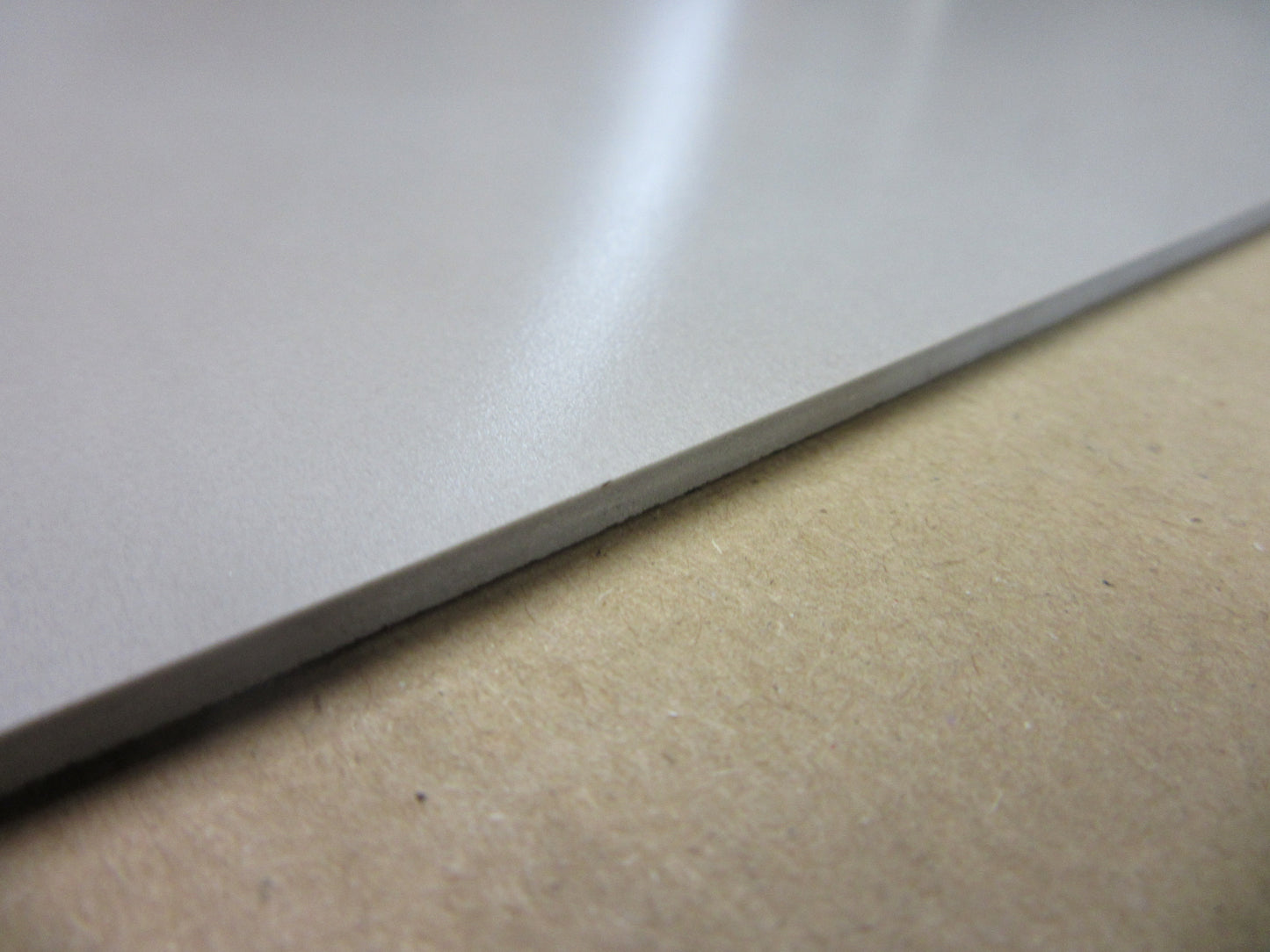 PVC Hartschaumplatte 3mm Zuschnitt Grau 750 x 650mm - Kunststoff Platte