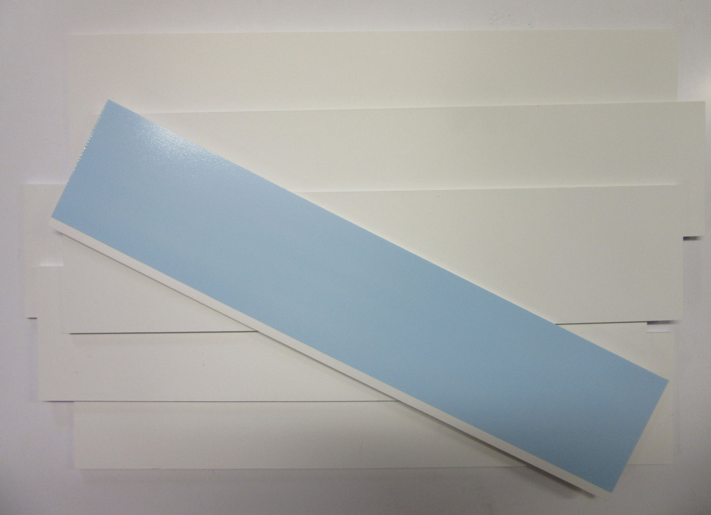 PVC Hartschaumplatten 6mm ca. 1 kg Reste Weiß - Kunststoffplatten 7 Stück