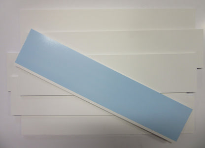 PVC Hartschaumplatten 6mm ca. 1 kg Reste Weiß - Kunststoffplatten 7 Stück