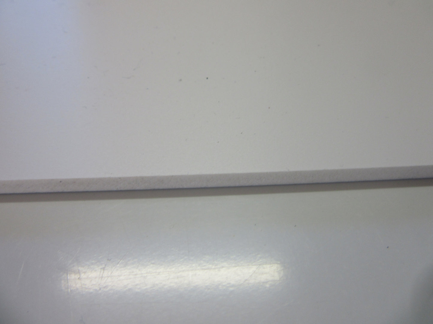 PVC Hartschaumplatte 5mm Zuschnitt weiß 485 x 230mm Excel Plastics Kunststoff Platte
