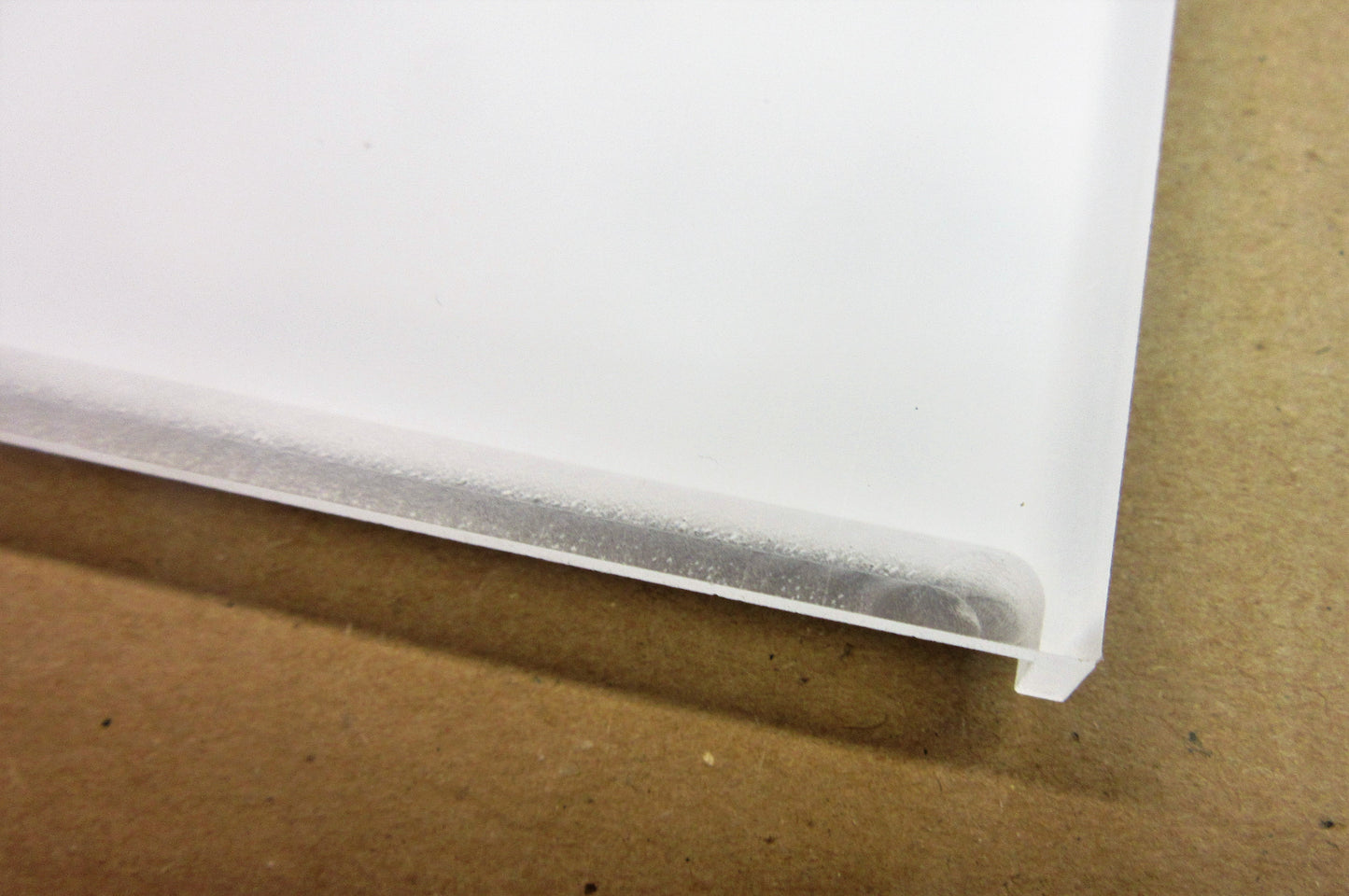 Acryl XT Blende 8mm 810 x 135mm Kunststoff-Licht-Blende Silber, Panel, Leiste, Acrylglas