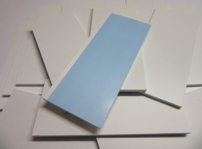 PVC Hartschaumplatten 6mm ca. 1 kg Reste Weiß - Kunststoffplatten ca. 18 Stück