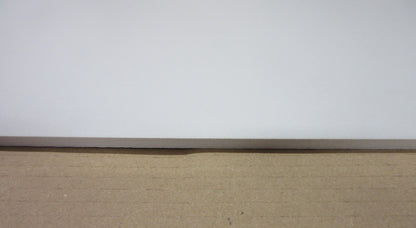 PVC Hartschaumplatte 6mm Zuschnitt hellgrau/Weiß 646 x 267mm Kunststoff Platte