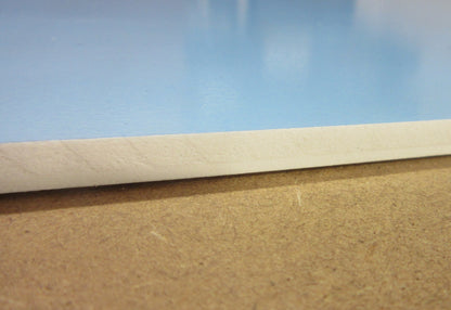 PVC Hartschaumplatte 6mm Zuschnitt weiß 463 x 120mm Kunststoff Platte