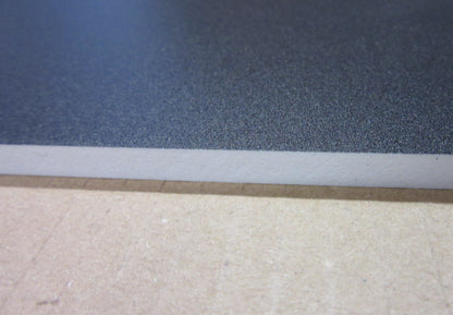 PVC Hartschaumplatte 6mm Zuschnitt schwarz lackiert 519 x 341mm Kunststoff Platte