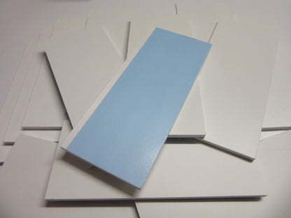 PVC Hartschaumplatten 6mm ca. 1 kg Reste Weiß - Kunststoff Platten