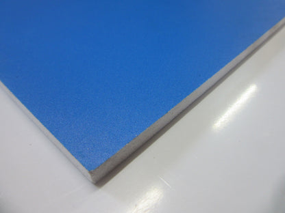 PVC Hartschaumplatte 6mm Zuschnitt Blau lackiert 689 x 145 mm  Kunststoffplatte