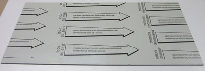 Alu-Verbundplatte 3mm Spiegel Innen und Außeneinsatz Zuschnitt 500 x 223mm