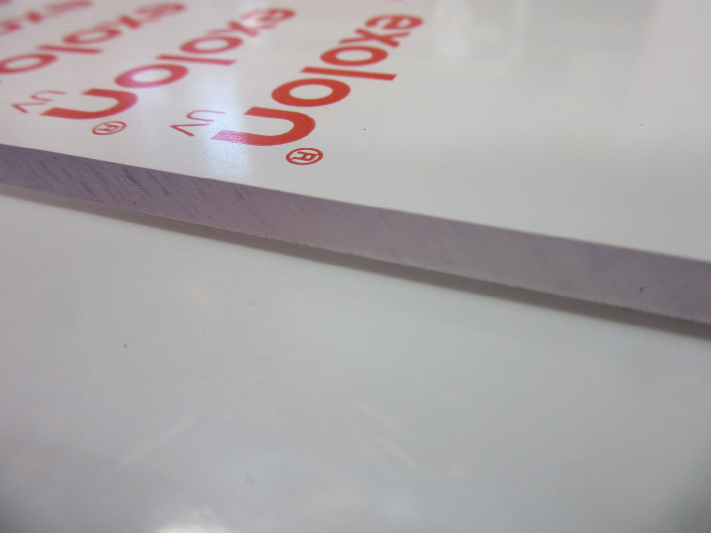 PC UV Platte 5mm Zuschnitt 378 x 320mm EXOLON® UV 2099 Klar Kunststoffglas
