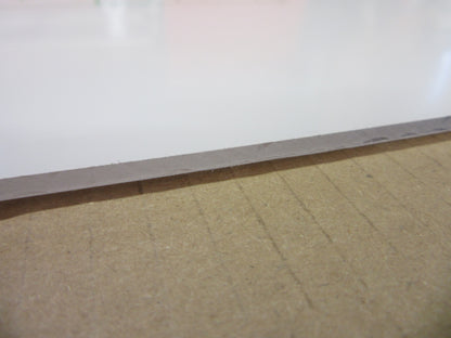 PC UV Platte 3mm Zuschnitt 1000 x 260mm Polycarbonat Kunststoffglas klar