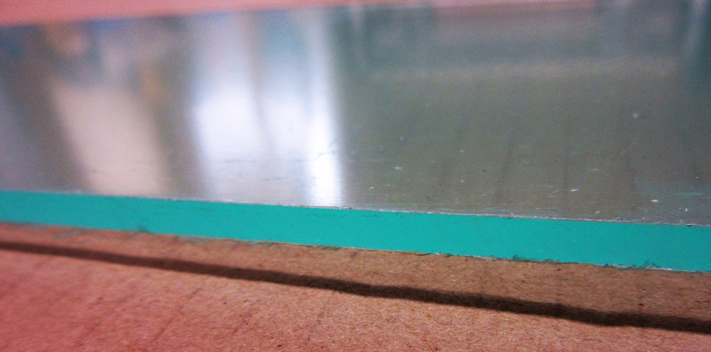 Acryl XT Platte 4mm Zuschnitt 1250 x 94mm Kunststoffglas, Transparent, Acrylglas
