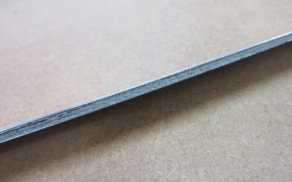 Alu-Verbundplatte 3mm Spiegel Innen und Außeneinsatz 592 x 20mm Streifen DIBOND®