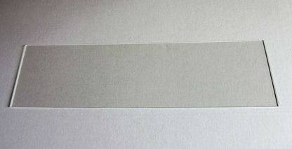 Acryl XT Platte 2mm Zuschnitt 396 x 109mm Kunststoffglas Transparent Acrylglas