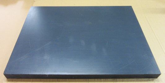 PVC-U CAW Platte 40mm Dunkelgrau Zuschnitt 636 x 481mm Technischer Kunststoff