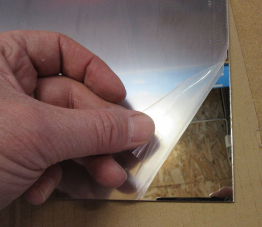 Verspiegeltes Acrylglas 3mm Zuschnitt 400 x 395mm Kunststoffglas Acrylglas