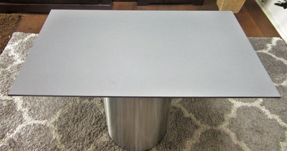 HPL Platte Tischplatte 8mm Mid Grey beidseitig 936 x 530mm TRESPA® Meteon®