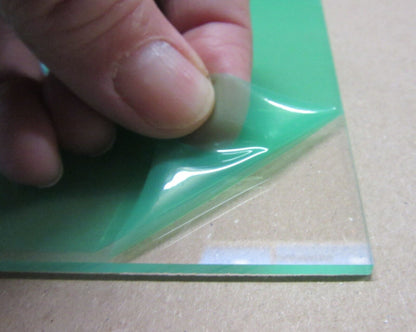Acryl XT Platte 3mm Zuschnitt 427 x 360mm BioLine Recyceltes extrudiertes Acrylglas klar