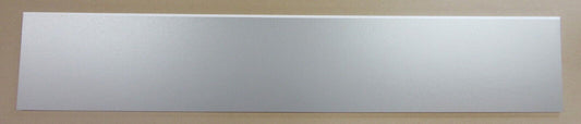 PVC Hartschaumplatte 6mm Zuschnitt Silber lackiert 688 x 128mm Kunststoffplatte