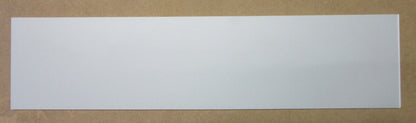PVC Hartschaumplatte 6mm Zuschnitt hellgrau lackiert 646 x 145mm Kunststoffplatte