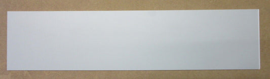 PVC Hartschaumplatte 6mm Zuschnitt hellgrau lackiert 646 x 145mm Kunststoffplatte
