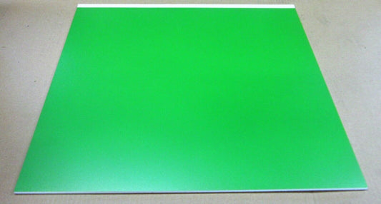 PVC Hartschaumplatte 6mm Zuschnitt grün lackiert 485 x 445mm - Kunststoffplatte