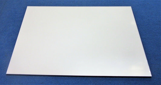 Alu-Verbundplatte 3mm weiß Zuschnitt DIN A4 297 x 210mm Werbeschild Firmenschild