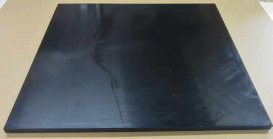 PE HD-500 Platte 20mm Schwarz 693 x 647mm Vollmaterial Technischer Kunststoff