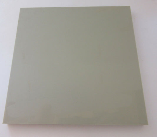 PP-H AlphaPlus® Platte 12mm Grau 142 x 142mm Vollmaterial Kunststoff