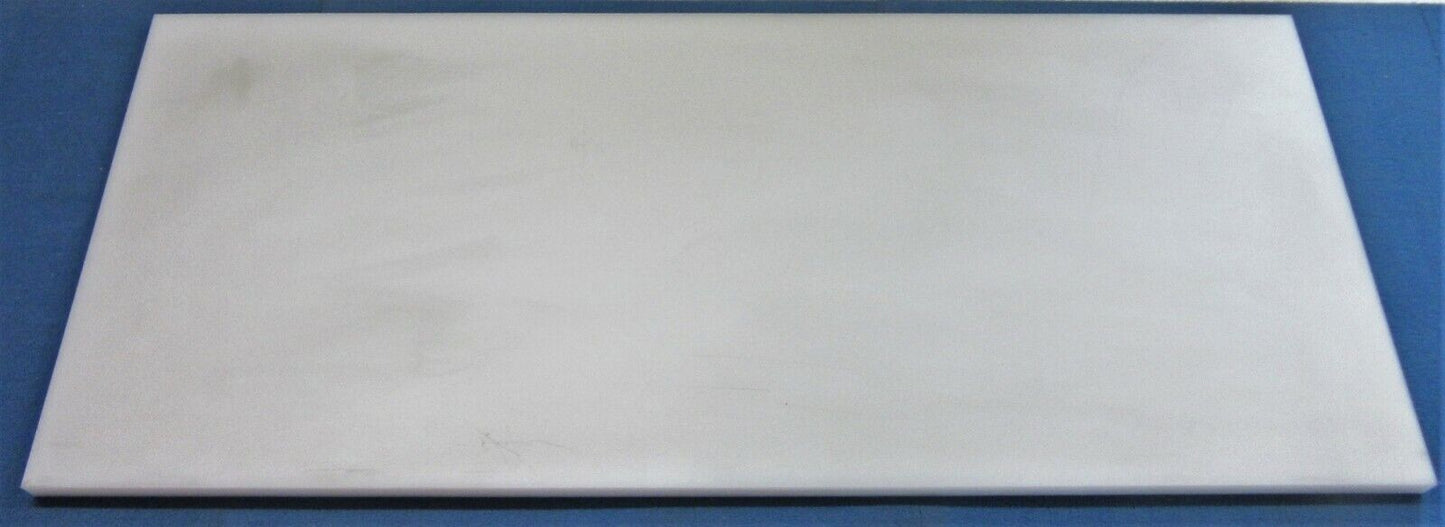 PE HD Platte 15mm 1007 x 411mm Natur Vollmaterial Technischer Kunststoff