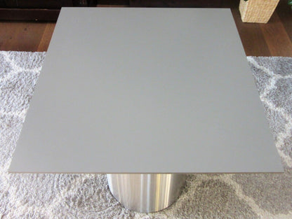 HPL Platte Tischplatte 8mm Quarz Grey beidseitig 741 x 677mm TRESPA® Meteon®