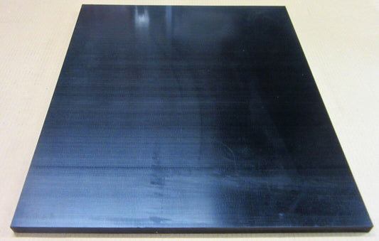 POM-C-Platte 16mm Schwarz Zuschnitt 565 x 485mm Vollmaterial Techn. Kunststoff